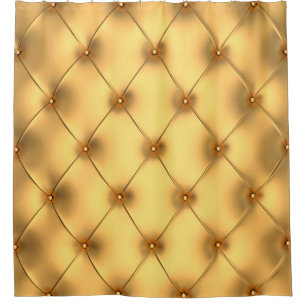 Glamour golden interior decorating background shower curtain