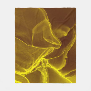 Glamour Ink Fluid. Brown Precious Effect. Marble F Fleece Blanket