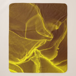 Glamour Ink Fluid. Brown Precious Effect. Marble F Sherpa Blanket