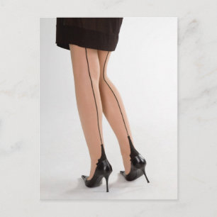 Glamour legs 10 postcard