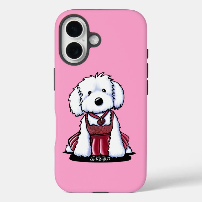 Glamour Maltese Dog iPhone Case (Back)
