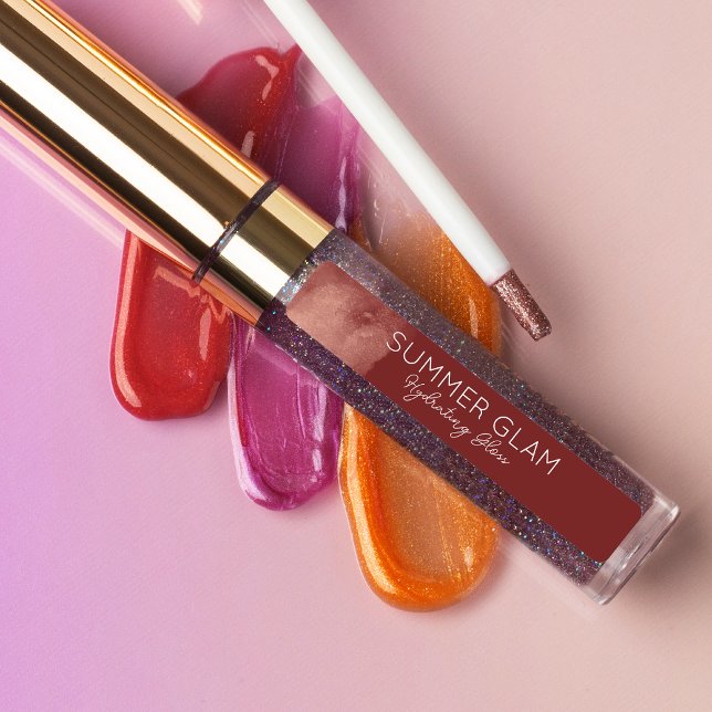 Glamour Modern Lipstick Lip Gloss Red Maroon Label (Creator Uploaded)