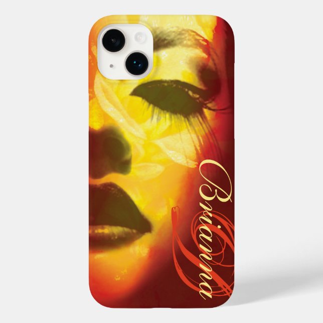 Glamour painted gold fashion Case-Mate iPhone case (Back)