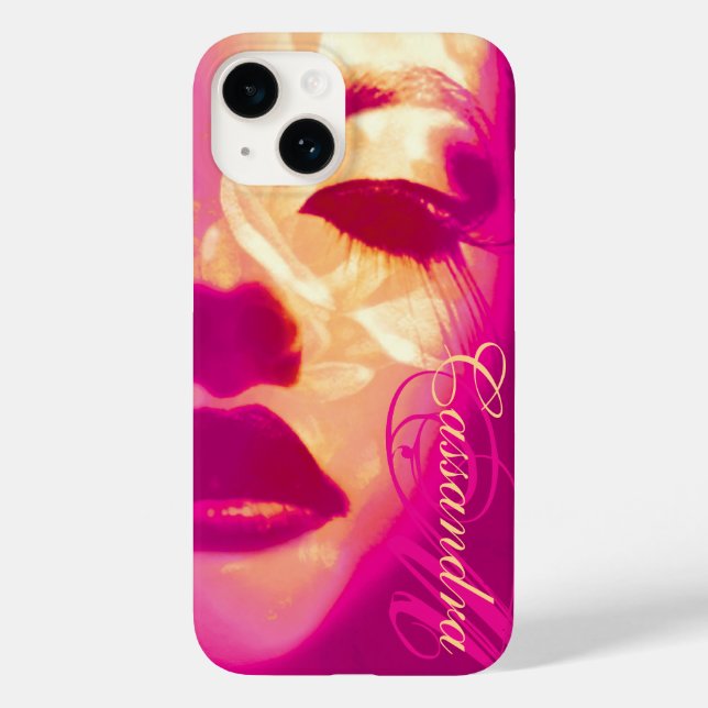 Glamour painted pink fashion  Case-Mate iPhone case (Back)