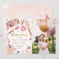 Glamour Party Glitz Glam Spa Girl Makeup Birthday 