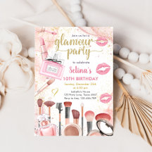 Glamour Party Glitz Glam Spa Girl Makeup Birthday