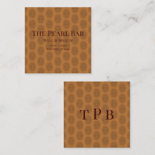 Glamour Square Business Card