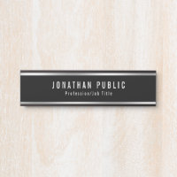 Glamour Template Modern Black And Silver