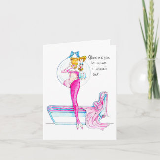 Glamour Vanity card/ must see inside! Card