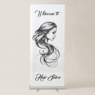 "Glamour Welcome" retractable banner! Banner