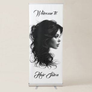 "Glamour Welcome" retractable banner! Banner