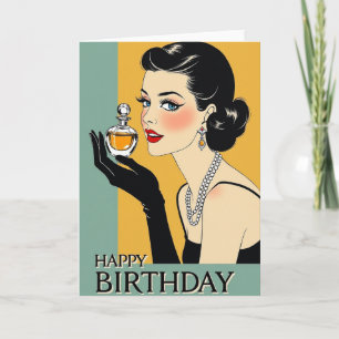 Glamour Woman Birthday Card