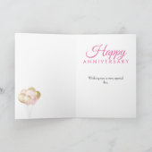Glamourous 10th wedding Anniversary Daughter Son Card (Inside)