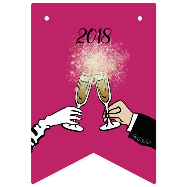 Glamourous 2018 bunting  (Third Flag)