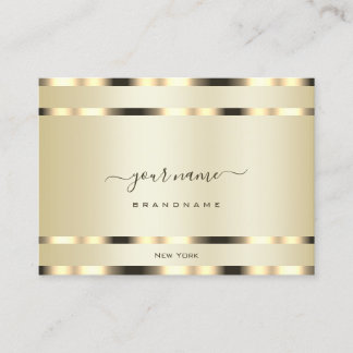 Glamourous and Elegant Gold Effect Professional Business Card