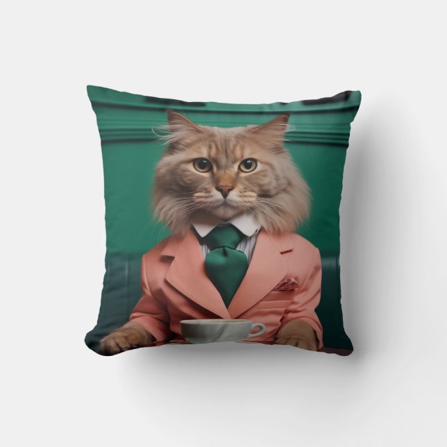 Glamourous Bengal Cat  Cushion (Front)