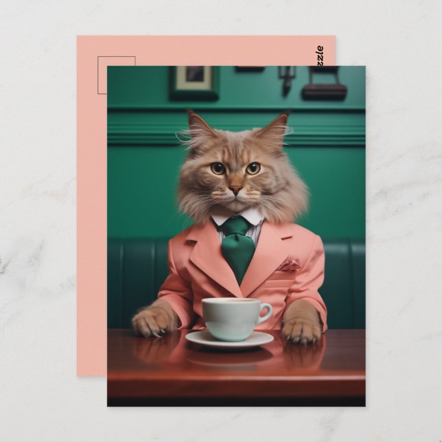 Glamourous Bengal Cat  Postcard (Front/Back)