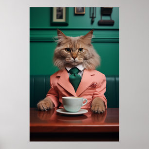 Glamourous Bengal Cat Poster