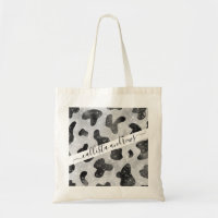 Glamourous Black Sparkly Glitter Sequins Cow Print