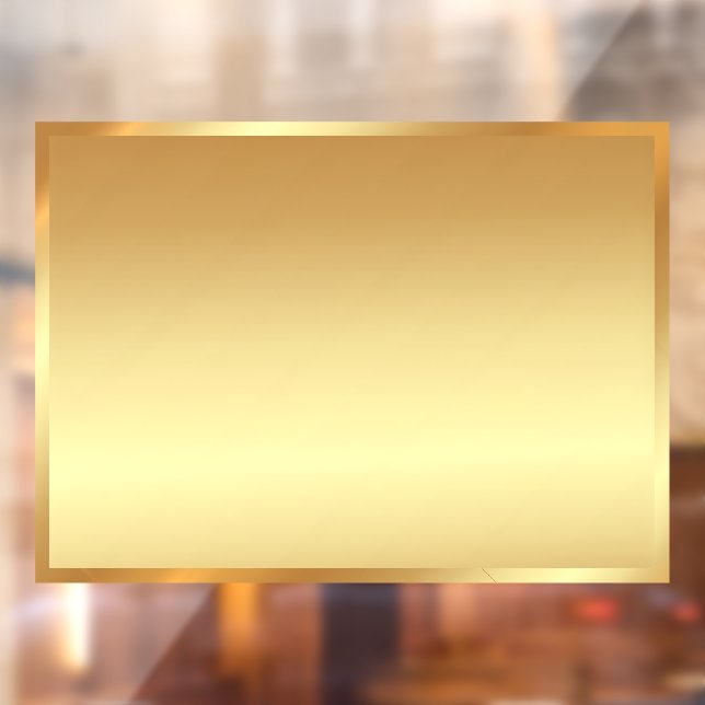 Glamourous Blank Background Add QR Code Text Logo Window Cling (Sheet 2)