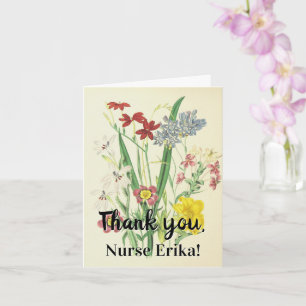 Glamourous, Classy "Thank you" Nurse Thank You Car Card