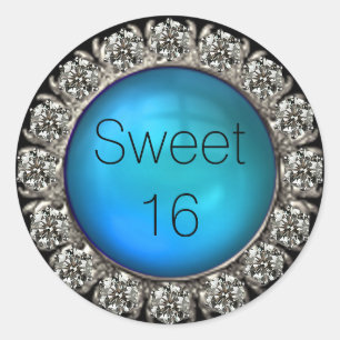 Glamourous Faux Diamonds Envelope Seal