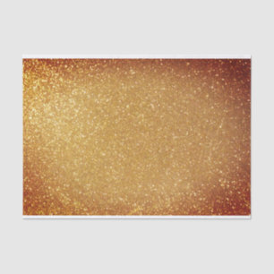 Glamourous faux gold glitter print Christmas gift Tissue Paper