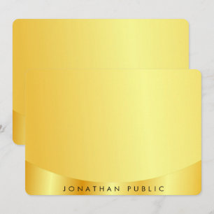 Glamourous Faux Gold Metallic Look Template