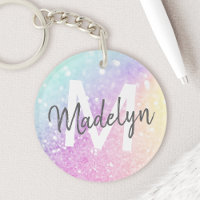 Glamourous Glitter Holograph Monogrammed Pretty