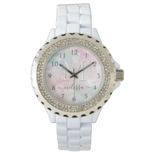 Glamourous Glitter Pink Pretty Pattern Watch