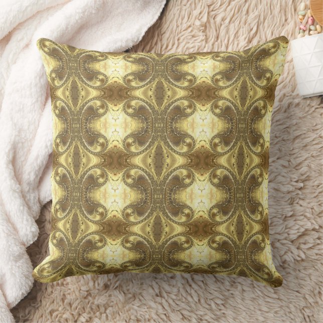 Glamourous Gold Cushion (Blanket)