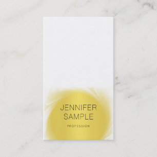 Glamourous Gold Design Professional Plain Modern Business Card