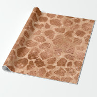 Glamourous Gold Sparkly Glitter Sequins Giraffe
