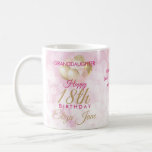 Glamourous Granddaughter 18th Birthday Balloon Coffee Mug<br><div class="desc">A gorgeous glamourous 18th birthday mug for your granddaughter. This fabulous design features blush pink and gold glitter balloons on a rose pink sparkly background. Personalise with a name to wish someone a very happy eighteenth birthday.</div>