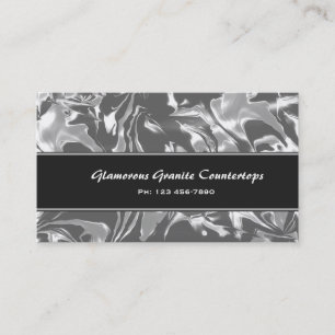 Glamourous Granite Custom Business Card