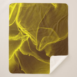 Glamourous ink fluid: marble foil. sherpa blanket