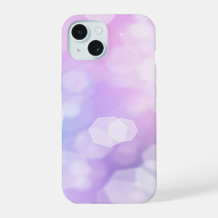Glamourous LavenderSparkling Bokeh iPhone 15 Case