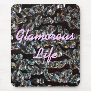 Glamourous Life Crystals Mousepad