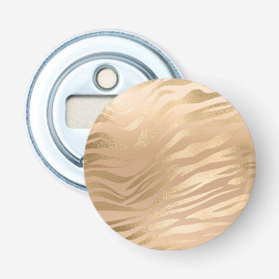 Glamourous Light Brown Leopard Spots Animal Print Bottle Opener