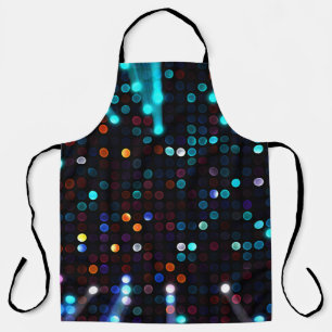 Glamourous Lights: Abstract Fashion Wallpaper Apron