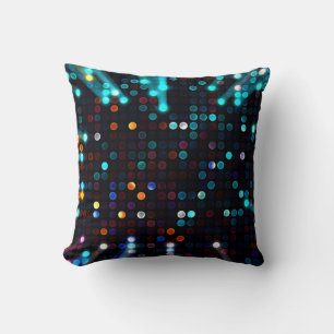 Glamourous Lights: Abstract Fashion Wallpaper Cushion