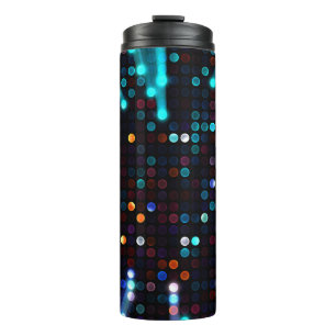 Glamourous Lights: Abstract Fashion Wallpaper Thermal Tumbler
