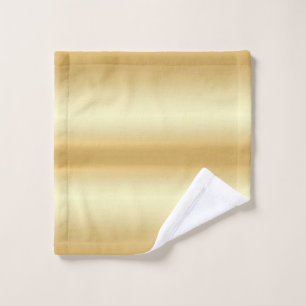 Glamourous Modern Custom Faux Gold Blank Template Wash Cloth