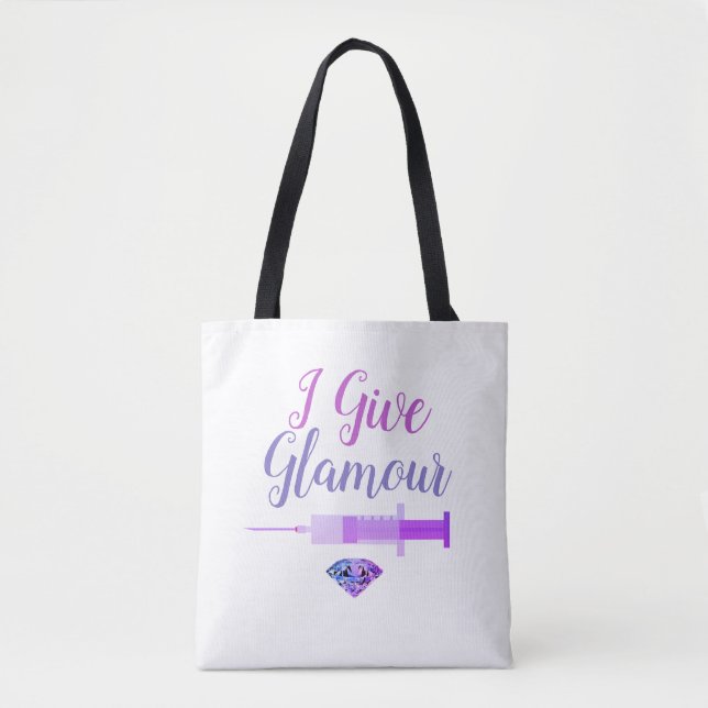 Glamourous nurse shot tote bag (Front)
