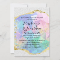 Glamourous Opal Gemstone with Gold Wedding
