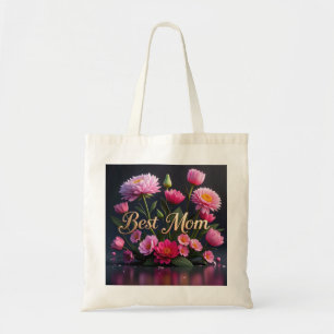 Glamourous Pink Flowers For Mum Tote Bag