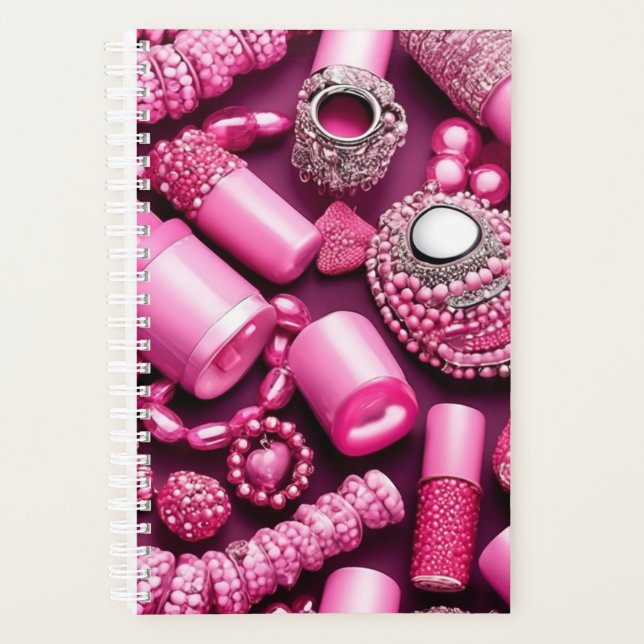 Glamourous Pink Planner (Front)