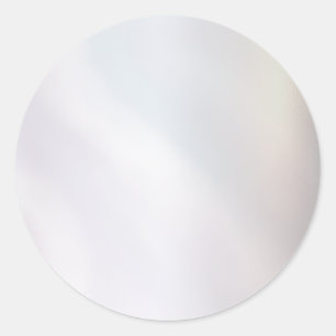 Glamourous Romantic iridescent  pearl holographic Classic Round Sticker
