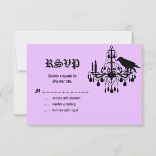 Glamourous Skeletons RSVP purple