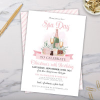 Glamourous Spa Day Champagne Bridal 21st Birthday